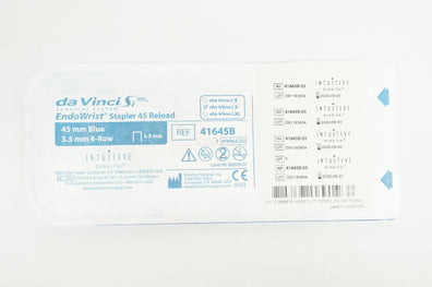 Intuitive 41645B da Vinci Si EndoWrist Stapler 45 Reload Blue 6-Row 3.5mm (x)
